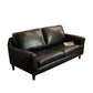 Transitional Faux Leather Flared Arm Sofa with 2 Pillows for Living Room Clearhalo 'furn' 'furn_sofas' 'Furniture' 'furniture_sofas' 'kitchen' 'kitchen_sofas' 'Living Room Furniture' 'Sofa' 'sofas' 1200x1200_f48ca7c5-84fc-40ad-a40b-6424daed5803