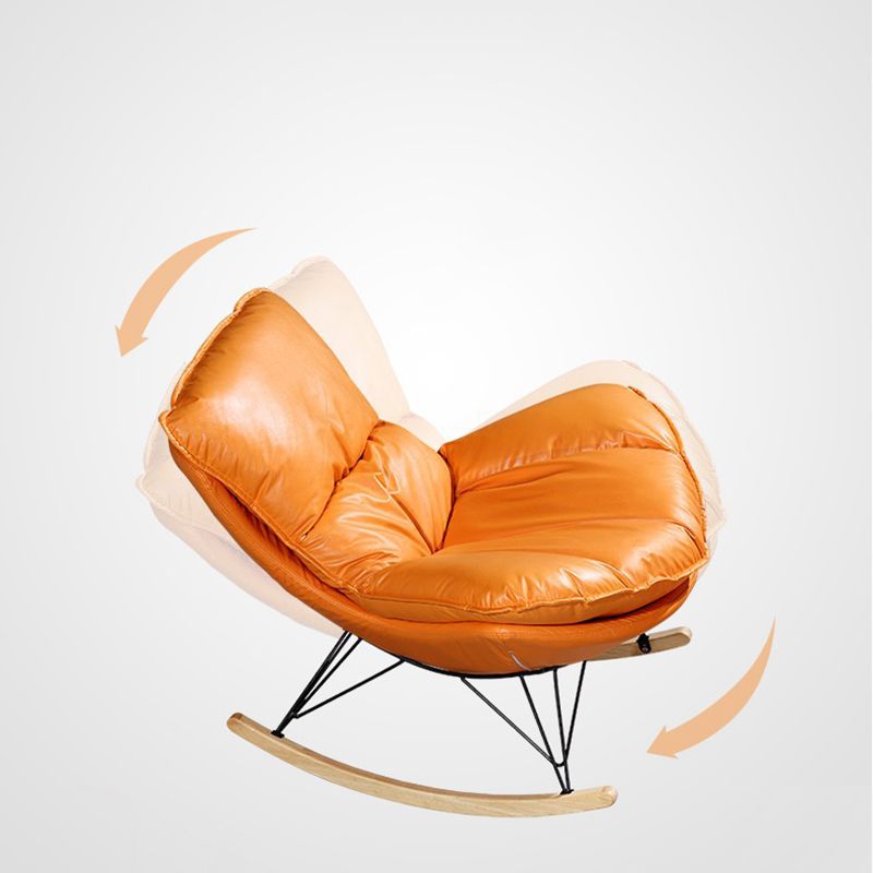 26.77" L x 37.40" W x 32.28" H Armless Upholstered Lounge Chair with Ottoman for Bedroom Clearhalo 'Accent Chairs' 'accent_chairs' 'Chairs & Seating' 'furn' 'furn_accent_chairs' 'Furniture' 'furniture_accent_chairs' 'Living Room Furniture' 1200x1200_f48cea29-9c3d-4cab-a0de-9ac3d7a9d2e0