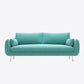 Scandinavian Square Arm Slipcovered Settee Velvet Tight Back Couch Clearhalo 'furn' 'furn_sofas' 'Furniture' 'furniture_sofas' 'Living Room Furniture' 'Sofa' 'sofas' 1200x1200_f48dbcbc-18bf-4a08-8146-917d5c10be2e