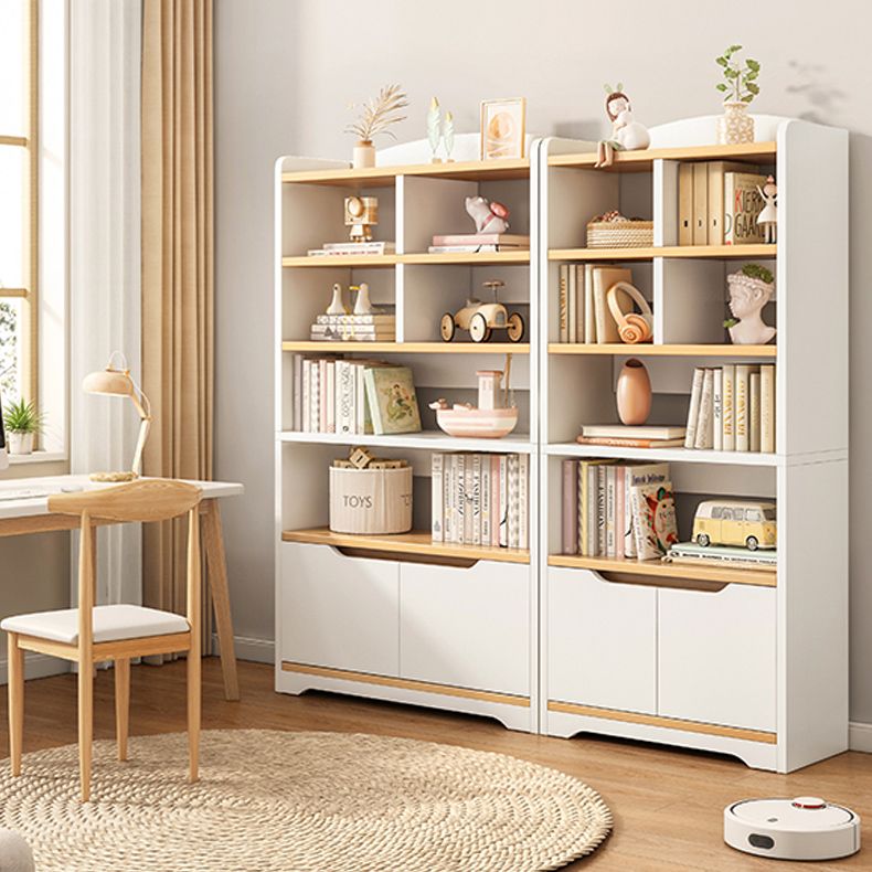 Contemporary Wood Chest Rectangle with Doors Side Cabinet with Shelves Clearhalo 'Cabinets & Chests' 'cabinets_chests' 'furn' 'furn_cabinets_chests' 'Furniture' 'Living Room Furniture' 1200x1200_f48fcf7c-c674-4155-9b87-17bf4ecf1ef4