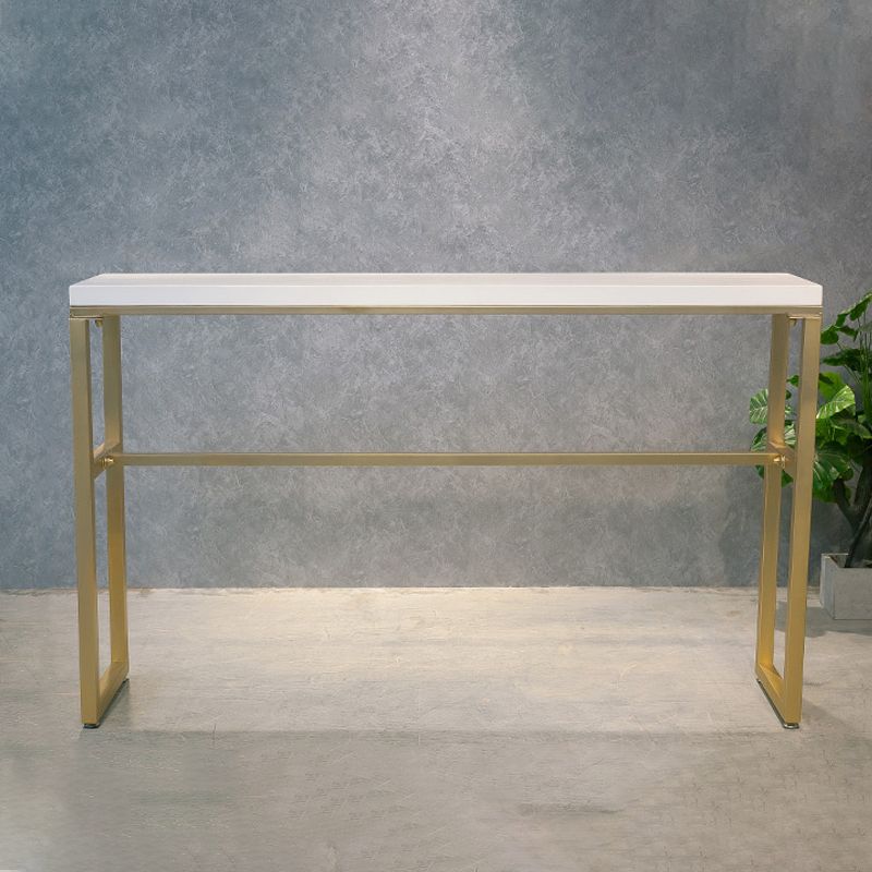 Faux Marble Bar Table Set Glam Style 1/3/5 Pieces Rectangle Counter Table Clearhalo 'Bar Furniture' 'furn' 'furn_home_bar_bar_sets' 'Furniture' 'Home Bars & Bar Sets' 'home_bar_bar_sets' 'Kitchen & Dining Furniture' 1200x1200_f48ffeee-652a-4207-a735-9c7bbc8f61bd
