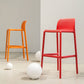 Contemporary PP Bar and Counter Stool Low Back Stool with 4 Legs Clearhalo 'Bar Furniture' 'Bar Stools' 'bar_stools' 'furn' 'furn_bar_stools' 'Furniture' 'furniture_bar_stools' 'Kitchen & Dining Furniture' 1200x1200_f4910683-d673-45c9-acd6-c89f78d138eb