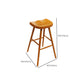 Juego de mesa de bar rectangular Glam, juego de mesa de bar de madera marrón de 1/2 piezas