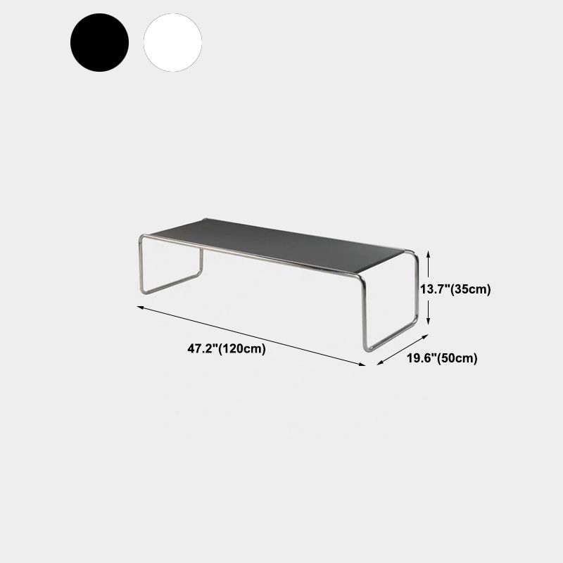 Modern Sled Wooden Coffee Table Rectangular Top Shape Cocktail Table Clearhalo 'Coffee & Accent Tables' 'Coffee Tables' 'coffee_tables' 'furn' 'furn_coffee_tables' 'Furniture' 'Living Room Furniture' 1200x1200_f49800d1-51ad-42d2-94d9-126e13fb3be9