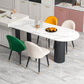 Sintered Stone White Tone Dining Table Simplicity 3 Legs Table for Dining Room Clearhalo ' dining_table' 'Dining Tables & Seating' 'Dining Tables' 'furn' 'furn_dining_table' 'Furniture' 'furniture_dining_table' 'Kitchen & Dining Furniture' 'kitchen&dining_furn' 'kitchen' 'kitchen_dining_table' 1200x1200_f498bddf-aa02-4f5d-9f79-8c258ef5e1ab