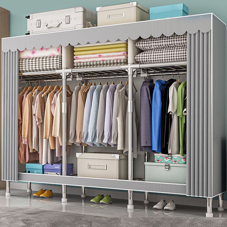 Armadio con finitura opaca al coperto contemporaneo per camera da letto