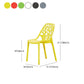 Glam Style Open Back Side Chair Plastic Stackable Dining Chair Clearhalo 'Dining Chairs' 'Dining Tables & Seating' 'dining_chair' 'furn' 'furn_dining_chair' 'Furniture' 'furniture_dining_chair' 'Kitchen & Dining Furniture' 1200x1200_f49b44a8-9ad9-4b89-8730-41ff1cbb56b5