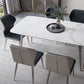 Modern Rectangle Sintered Stone Dining Table Set 1/4/5/7 Pieces Dining Set Clearhalo 'Dining Room Sets' 'Dining Tables & Seating' 'dining_room_set' 'furn' 'furn_dining_room_set' 'Furniture' 'furniture_dining_room_set' 'Kitchen & Dining Furniture' 1200x1200_f49fb288-9206-40c9-80f9-9d4c926d1cde
