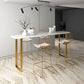Solid Wood Bar Table Set Glam Rectangle 1/3/4/5 Pieces Counter Table Clearhalo 'Bar Furniture' 'furn' 'furn_home_bar_bar_sets' 'Furniture' 'Home Bars & Bar Sets' 'home_bar_bar_sets' 'Kitchen & Dining Furniture' 1200x1200_f4a173d0-158c-4330-8442-3ddee042f138