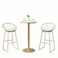 Glam Wood Bar Table Set 1/2/3/5 Pieces Round Counter Set for Home Use Clearhalo 'Bar Furniture' 'furn' 'furn_home_bar_bar_sets' 'Furniture' 'Home Bars & Bar Sets' 'home_bar_bar_sets' 'Kitchen & Dining Furniture' 1200x1200_f4a33a74-0cb0-4c74-b052-3bb285321092