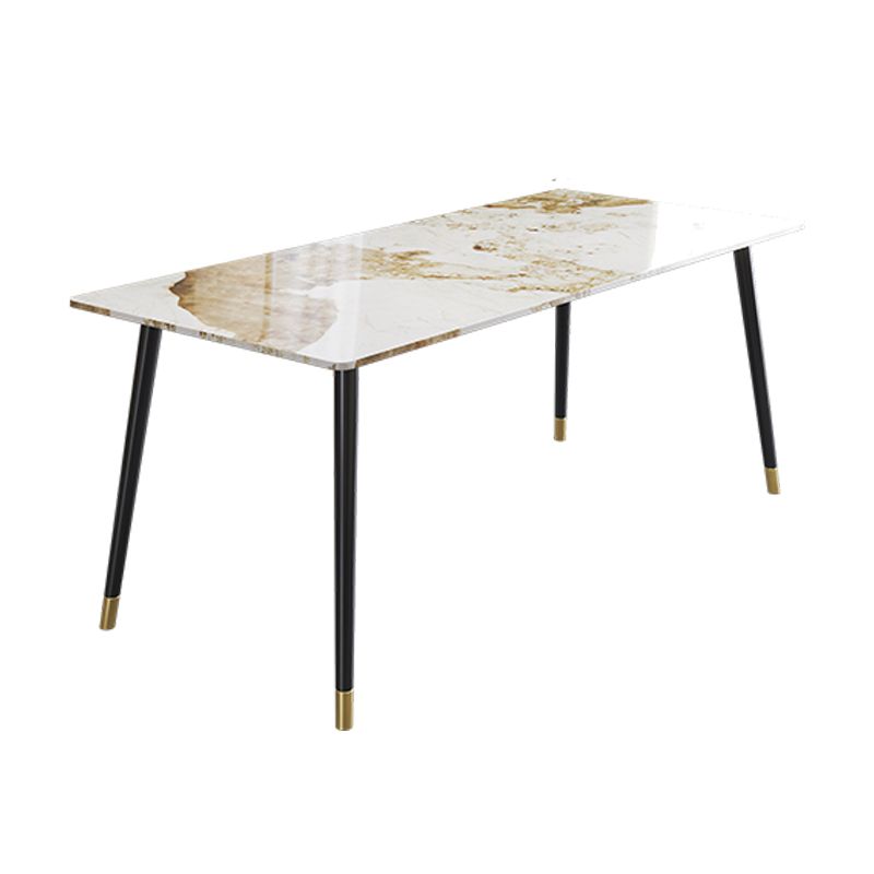 Glam Style 1/4/7 Pieces Dining Set Sintered Stone Dining Table for Home Use Clearhalo 'Dining Room Sets' 'Dining Tables & Seating' 'dining_room_set' 'furn' 'furn_dining_room_set' 'Furniture' 'furniture_dining_room_set' 'Kitchen & Dining Furniture' 'kitchen&dining_furn' 'kitchen' 1200x1200_f4a48311-00ac-4e55-b90b-698dc9407002