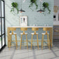Glam Style Counter Stool Upholstered Low Back Bar Stool with Gold Frame Clearhalo 'Bar Furniture' 'Bar Stools' 'bar_stools' 'furn' 'furn_bar_stools' 'Furniture' 'Kitchen & Dining Furniture' 1200x1200_f4a75613-b28f-47bd-9127-5f19f7f9d301