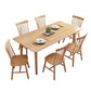 Modern Solid Wood Standard Dining Set Natural for Kitchen Dining Set with 4 Legs Base Clearhalo 'Dining Room Sets' 'Dining Tables & Seating' 'dining_room_set' 'furn' 'furn_dining_room_set' 'Furniture' 'furniture_dining_room_set' 'Kitchen & Dining Furniture' 'kitchen&dining_furn' 'kitchen' 1200x1200_f4aa89b5-a371-4152-981a-c645102cab32