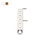 Modern Wooden Lingerie Chest Bedside Vertical Storage Chest in White and Brown Clearhalo 'Bedroom Furniture' 'Dressers & Chests' 'dressers_chests' 'furn' 'furn_dressers_chests' 'Furniture' 1200x1200_f4af2d7c-84b1-4d03-ad4e-8f26daada694