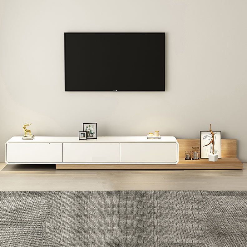 3-Drawer Floor-standing TV Stand Movable Wooden TV Stand Console , 16.5" D X 11.5" H Clearhalo 'furn' 'furn_tv_stands_entertainment_centers' 'Furniture' 'Living Room Furniture' 'TV Stands & Entertainment Centers' 'TV Stands & Media Storage Furniture' 'tv_stands_entertainment_centers' 1200x1200_f4b03eb9-7447-49d4-9fa7-e9920de2633f