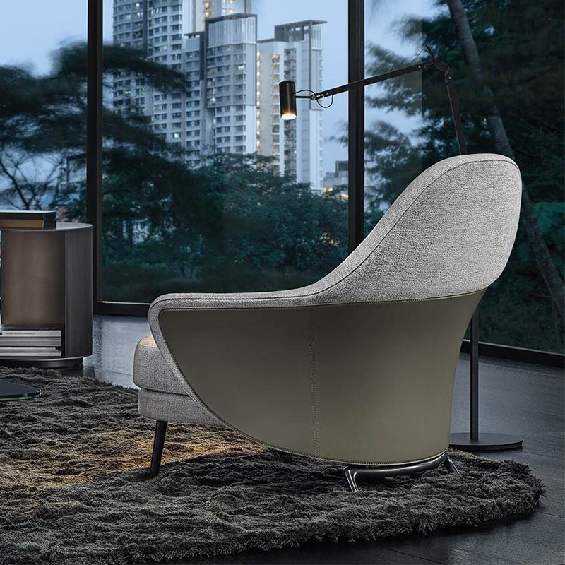 Basic Four Legs Lounge Chair Contemporary Solid Color Accent Armchair Clearhalo 'Accent Chairs' 'accent_chairs' 'Chairs & Seating' 'furn' 'furn_accent_chairs' 'Furniture' 'Living Room Furniture' 1200x1200_f4b10887-532a-4899-a68a-f9f88681f8fc