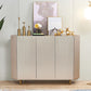 Glam Cabinets Dining Buffet Living Room Birch Solid Wood Buffet Sideboard Clearhalo 'buffet_sideboard' 'Buffets & Sideboards' 'furn' 'furn_buffet_sideboard' 'Furniture' 'furniture_buffet_sideboard' 'Kitchen & Dining Furniture' 1200x1200_f4b5d851-3b1d-4527-899a-dfc09ab6a9bd