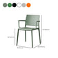 Contemporary Kitchen Dining Chair Home Plastic Dining Arm Chair