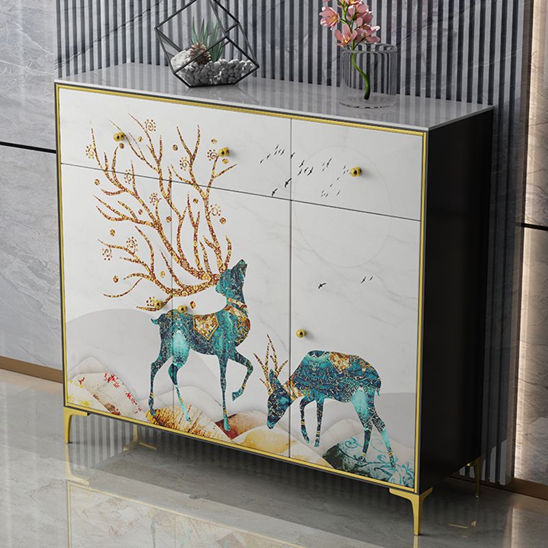 Glam Sideboard Cabinet Stone Sideboard with Drawers for Living Room Clearhalo 'buffet_sideboard' 'Buffets & Sideboards' 'furn' 'furn_buffet_sideboard' 'Furniture' 'Kitchen & Dining Furniture' 1200x1200_f4ba8a05-5902-44f8-9967-243dbbf49b48