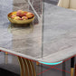 Glam Dinner Table Rectangle Stone Dining Room Table for Kitchen Clearhalo 'Dining Tables & Seating' 'Dining Tables' 'dining_table' 'furn' 'furn_dining_table' 'Furniture' 'Kitchen & Dining Furniture' 1200x1200_f4bddc02-b75d-410b-8fae-74524954e43f