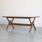 Rectangle Pine Wood Table with Trestle Base Modern Dining Table for Restaurant Clearhalo ' dining_table' 'Dining Tables & Seating' 'Dining Tables' 'furn' 'furn_dining_table' 'Furniture' 'furniture_dining_table' 'Kitchen & Dining Furniture' 'kitchen&dining_furn' 'kitchen' 'kitchen_dining_table' 1200x1200_f4c03c2a-c0a1-4be9-93ee-9d9306bc64f8
