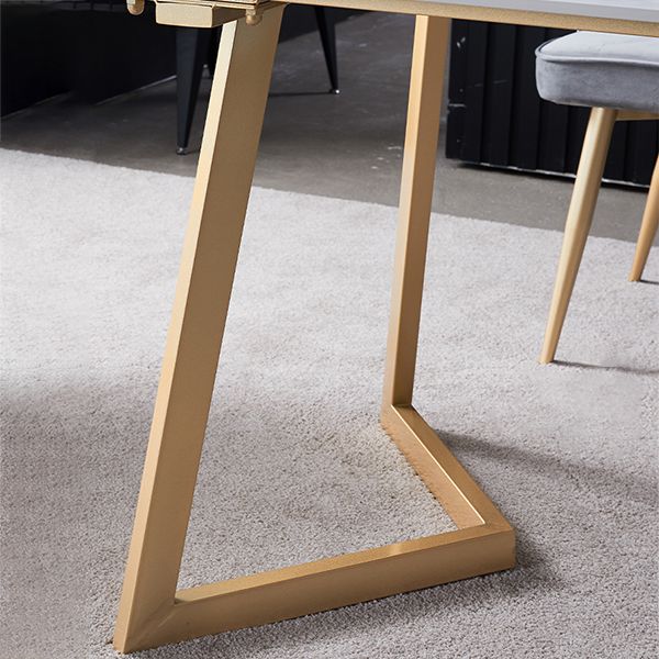 Set da pranzo contemporaneo da 1/2/5/7 pezzi, mobili da pranzo in pietra