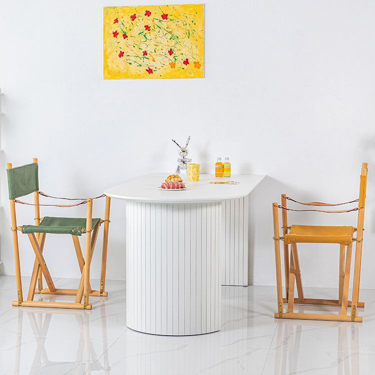 Modern Style Dining Table Double Pedestal Dining Table for Home Use Clearhalo ' dining_table' 'Dining Tables & Seating' 'Dining Tables' 'furn' 'furn_dining_table' 'Furniture' 'furniture_dining_table' 'Kitchen & Dining Furniture' 'kitchen&dining_furn' 'kitchen' 'kitchen_dining_table' 1200x1200_f4c0c300-6c47-4b09-95bf-3ae0cc90732a