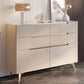 Contemporary Sideboard Cabinet Stone Sideboard Table with Drawers for Kitchen Clearhalo 'buffet_sideboard' 'Buffets & Sideboards' 'furn' 'furn_buffet_sideboard' 'Furniture' 'Kitchen & Dining Furniture' 1200x1200_f4c10c6f-6955-4e0d-9a2e-21afd8ef0c64