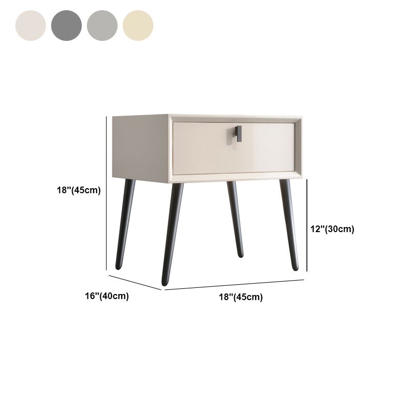 18 Inch H Nightstand 1-Drawer Storage Solid Wood Modern Night Table with Legs Clearhalo 'Bedroom Furniture' 'furn' 'furn_night_stand' 'Furniture' 'night_stand' 'Nightstands' 1200x1200_f4c1ae12-77a7-4aa4-a507-707e94544a48