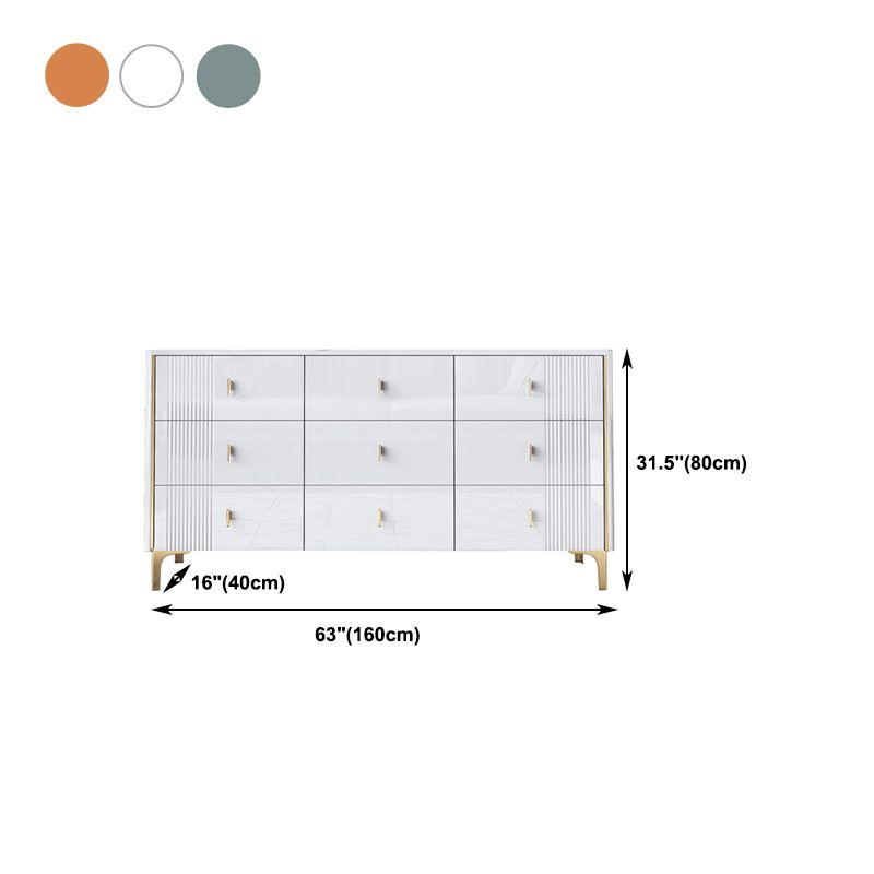 Glam Wood Chest with Stone Top Chest with Drawers for Bedroom Clearhalo 'Bedroom Furniture' 'Dressers & Chests' 'dressers_chests' 'furn' 'furn_dressers_chests' 'Furniture' 1200x1200_f4c261ca-1004-46eb-bf22-c809b1087bef