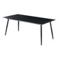 Rectangle Traditional Luxury Table Sintered Stone Table with 4 Black Legs Clearhalo ' dining_table' 'Dining Tables & Seating' 'Dining Tables' 'furn' 'furn_dining_table' 'Furniture' 'furniture_dining_table' 'Kitchen & Dining Furniture' 'kitchen&dining_furn' 'kitchen' 'kitchen_dining_table' 1200x1200_f4c323f6-305e-4104-8bb1-56b3f8d301d7