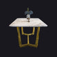 Sintered Stone White Tone Dining Table Glam Trestle Base Table for Dining Room Clearhalo ' dining_table' 'Dining Tables & Seating' 'Dining Tables' 'furn' 'furn_dining_table' 'Furniture' 'furniture_dining_table' 'Kitchen & Dining Furniture' 'kitchen&dining_furn' 'kitchen' 'kitchen_dining_table' 1200x1200_f4c35a07-2971-46da-b630-6957c1e42f6a