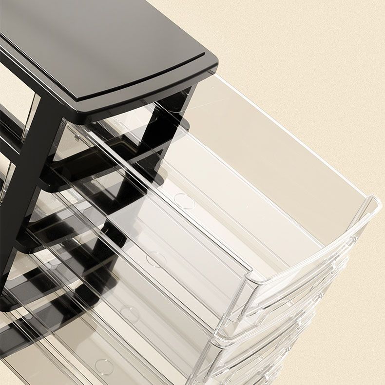 Mobile moderno mobile in plastica multipla vera eliminante acrilico