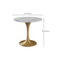 Traditional Luxury Dining Table for Home Round Table with Metal Tulip Base Clearhalo 'Dining Tables & Seating' 'Dining Tables' 'dining_table' 'furn' 'furn_dining_table' 'Furniture' 'Kitchen & Dining Furniture' 1200x1200_f4c3ba98-dbaa-4ea0-a0c4-6baad97fb990