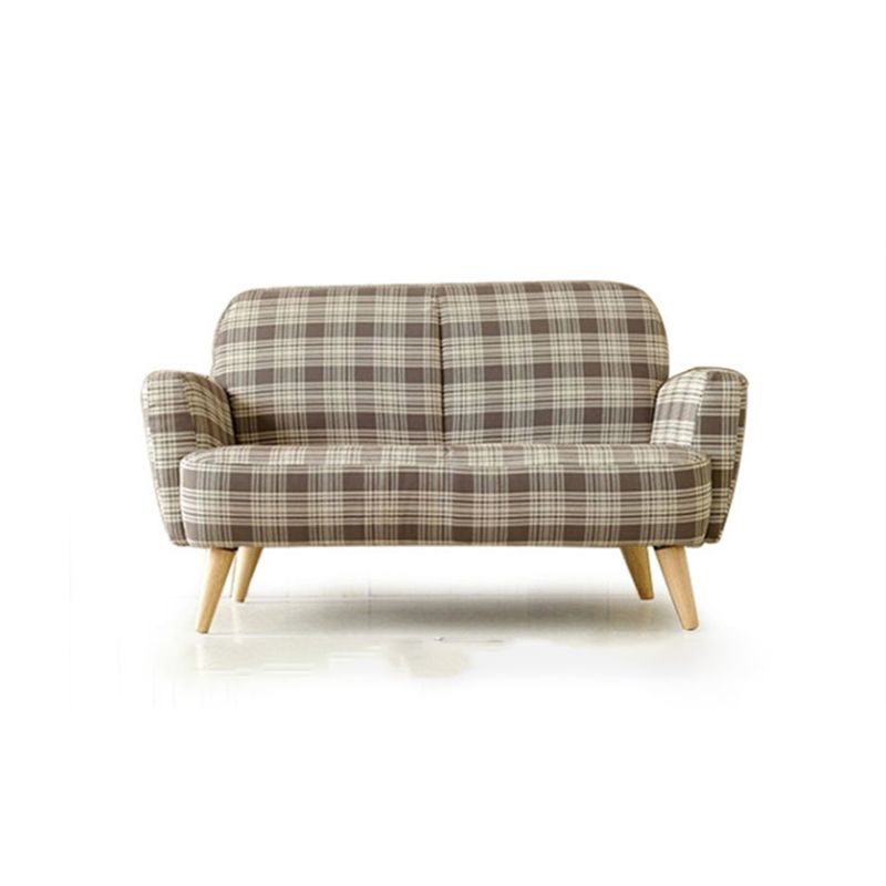 Eigentijdse stof inzetten Stain resistent strakke stoelbank voor woonkamer