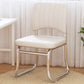 19"W Contemporary Desk Chair No Wheels Upholstered Office Chair