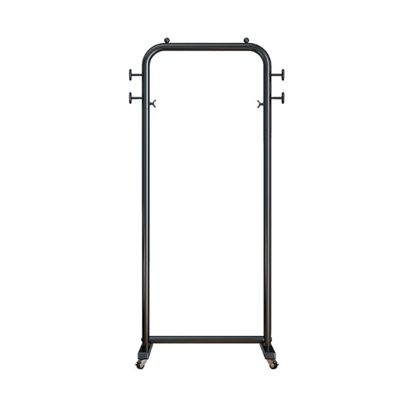 ゴージャスなメタルコートラックシンプルなプライアンコートフックコートラックとキャスター