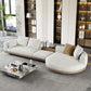 Farmhouse Sectional Sofa with Square Arms in Beige Linen Blend Clearhalo 'furn' 'furn_sectionals' 'Furniture' 'Living Room Furniture' 'Sectionals' 1200x1200_f4c613fe-d021-4000-8a03-24ae3cf30dc9
