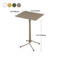 Outdoor Metal Top Counter Table Metal 4 Legs Industrial Style Foldable 42-inch Bar Table Clearhalo 'Bar Furniture' 'Bar Tables' 'bar_tables' 'furn' 'furn_bar_tables' 'Furniture' 'furniture_bar_tables' 'Kitchen & Dining Furniture' 1200x1200_f4c6b69a-ed00-47f1-88d0-607b9fdcf6e5