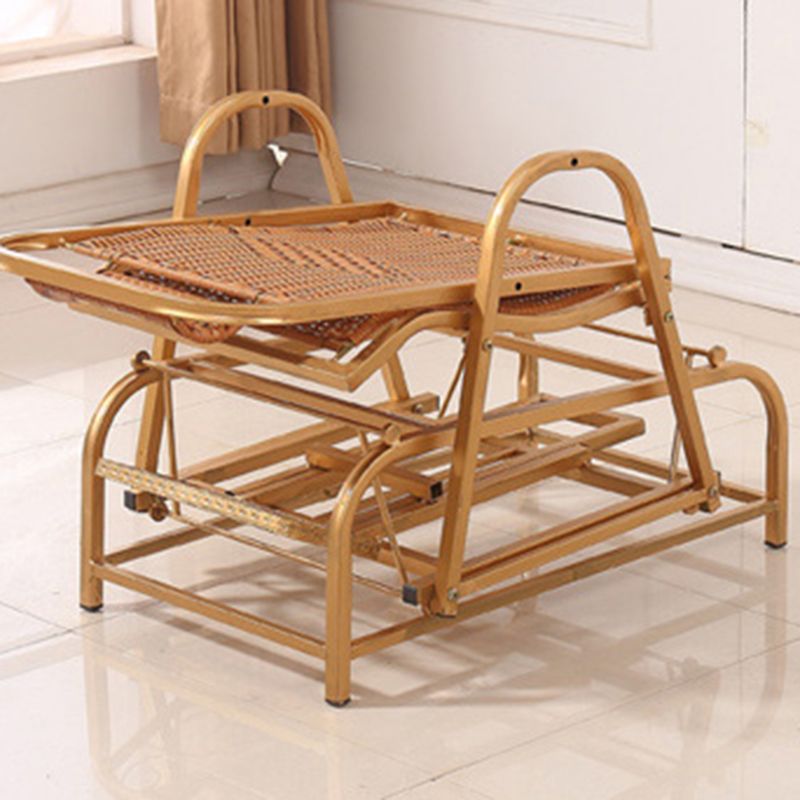 Rocker moderne en osier tissé Rope pliable et fauteuil inclinable résistant aux intempéries