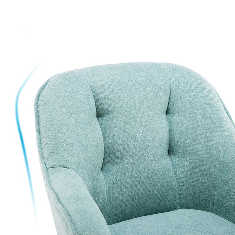 Mid Back Office Stuhl Rotatable Polstered Desk Stuhl mit Rädern