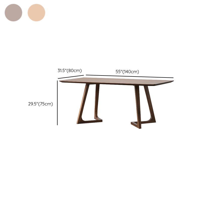 Ensemble de table à manger en bois massif 1/4/5