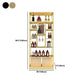Freestanding Luxury Wine Jail Metal with Shelf Wine Rack Kit 11.8"Wide Clearhalo 'furn' 'furn_wine_racks' 'Furniture' 'Kitchen & Dining Furniture' 'Wine Racks' 'wine_racks' 1200x1200_f4ca4a5b-0e47-4a41-af48-82310dce9d87