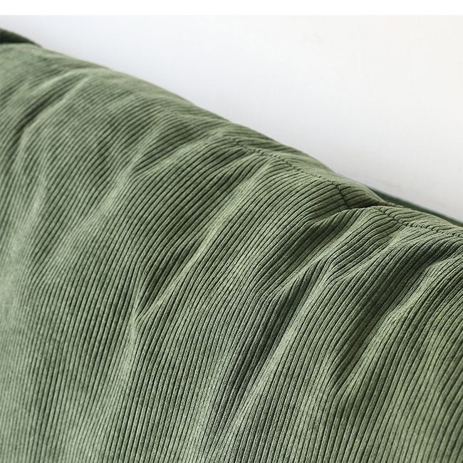 Sofá de poliéster de estilo moderno, sofá con respaldo apretado y brazo empotrado para sala de estar