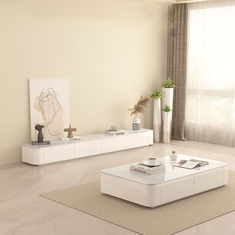 Table basse rectangulaire Block Table basse simple moderne avec tiroirs