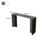 Modern Rectangle Pub Table Set 1/4 Pieces Stone Counter Table for Indoor