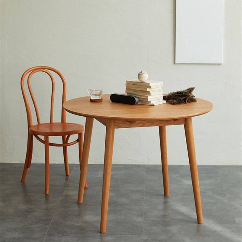 Esstisch für Esszimmer, Küche, runder Esstisch aus massivem Holz