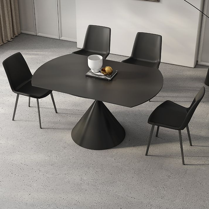 1/5/7/9 pezzi Set da pranzo a foglia di goccia in pietra sinterizzato per casa