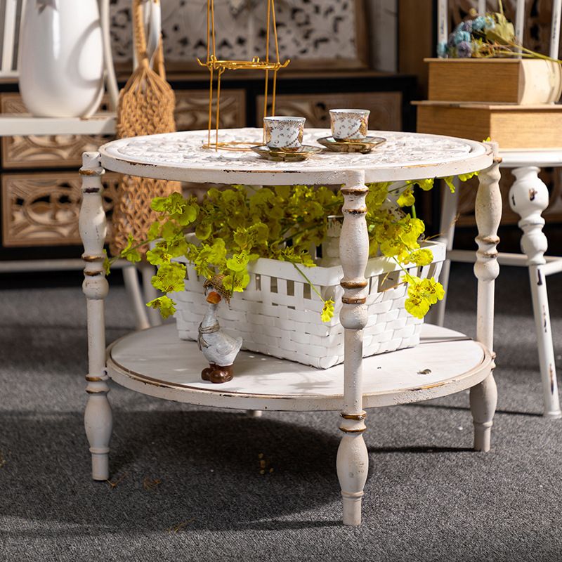 Tavolino di campagna da 19 "H Tavolo da metallo Accento Round Accent