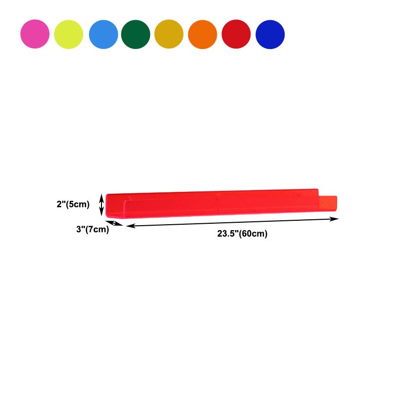 Libreria di archiviazione montata a parete acrilica 23,5 "l moderna libreria per casa